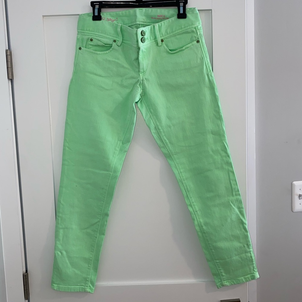 Lilly Pulitzer cropped skinny jeans